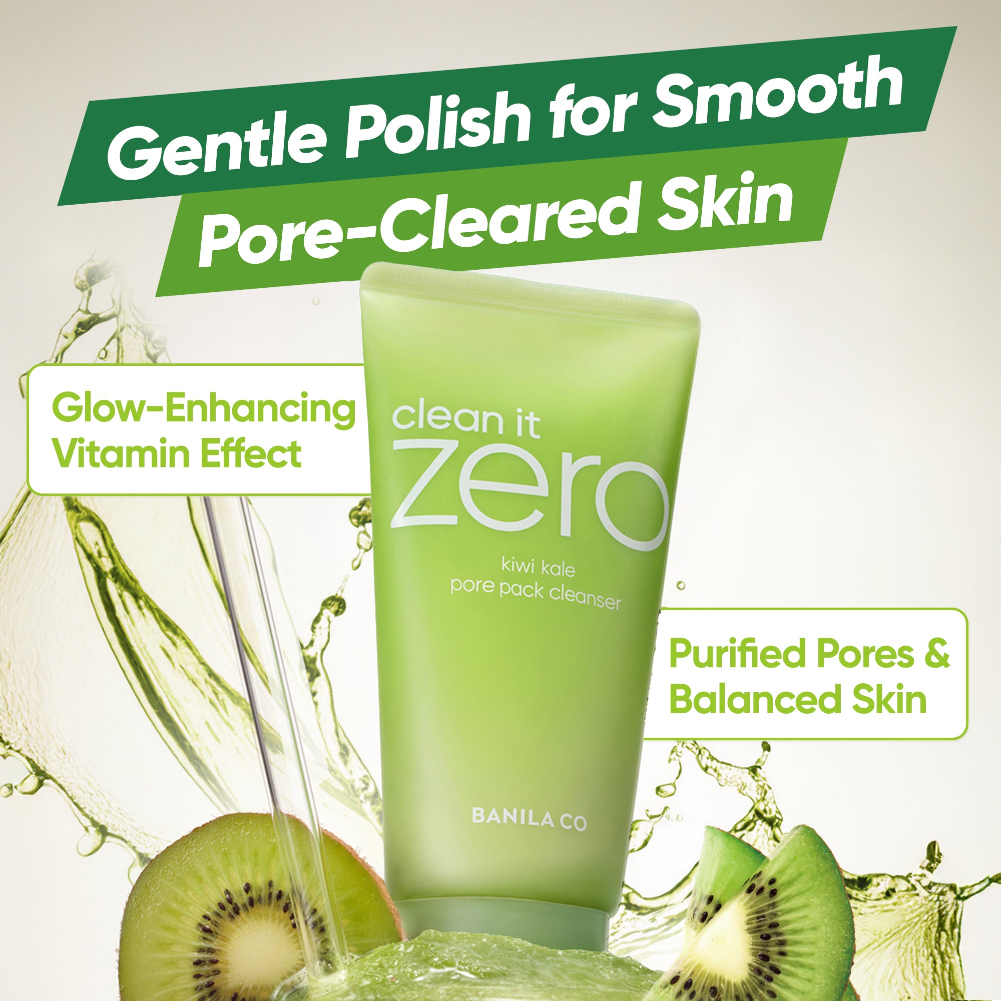Clean it Zero Kiwi Kale Pore Pack Cleanser