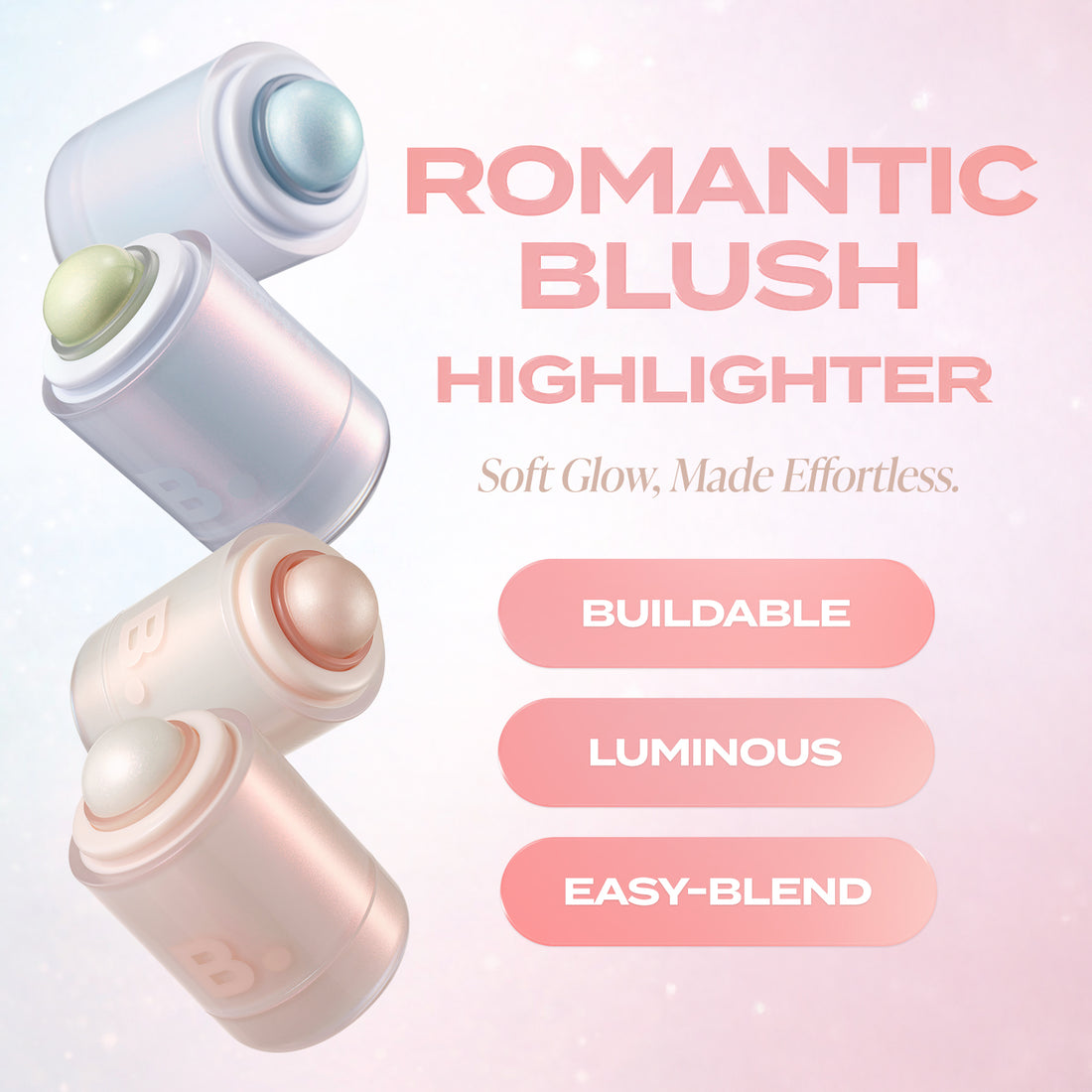 Romantic Blush Highlighter - 01 Candy Dive