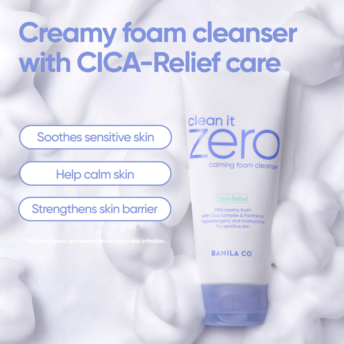 Clean it Zero Calming Foam Cleanser (150ml)