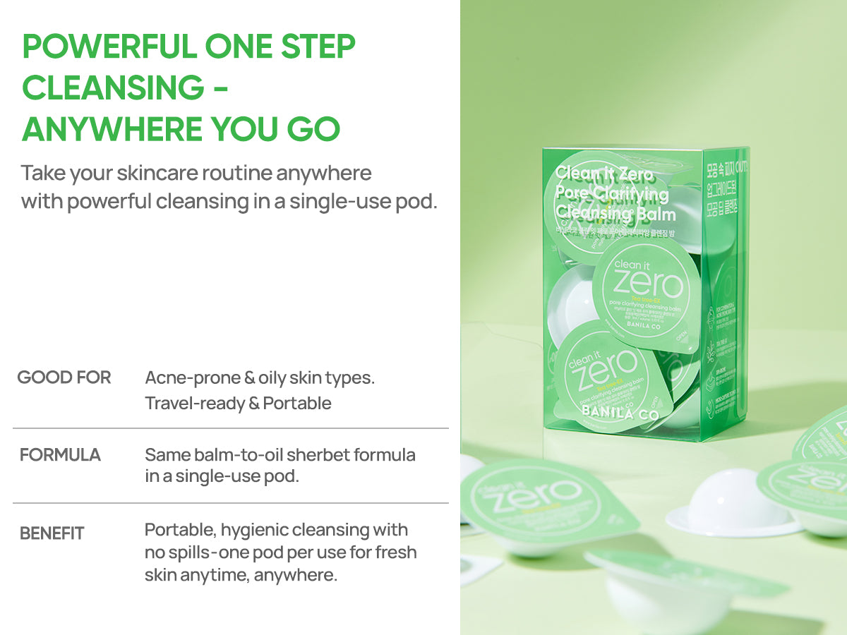 Clean it Zero Tea-Tree EX Pore Clarifying Cleansing Balm Travel Kit
