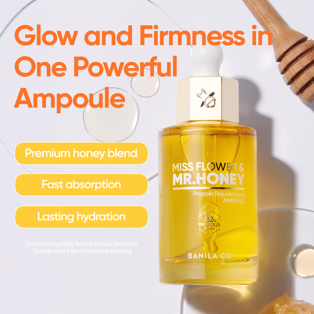 Miss Flower & Mr. Honey Propolis Rejuvenating Ampoule