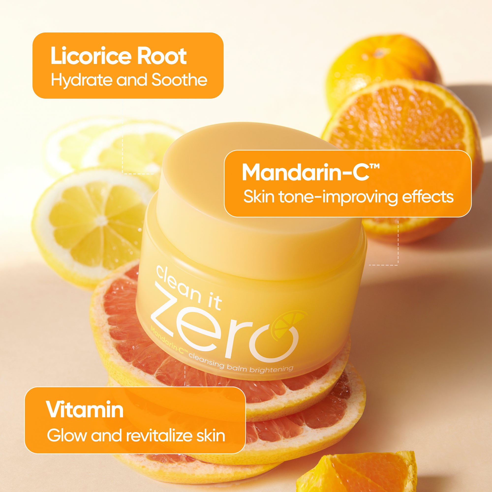 Clean It Zero Brightening | Vitamin C Balm | Banila Co