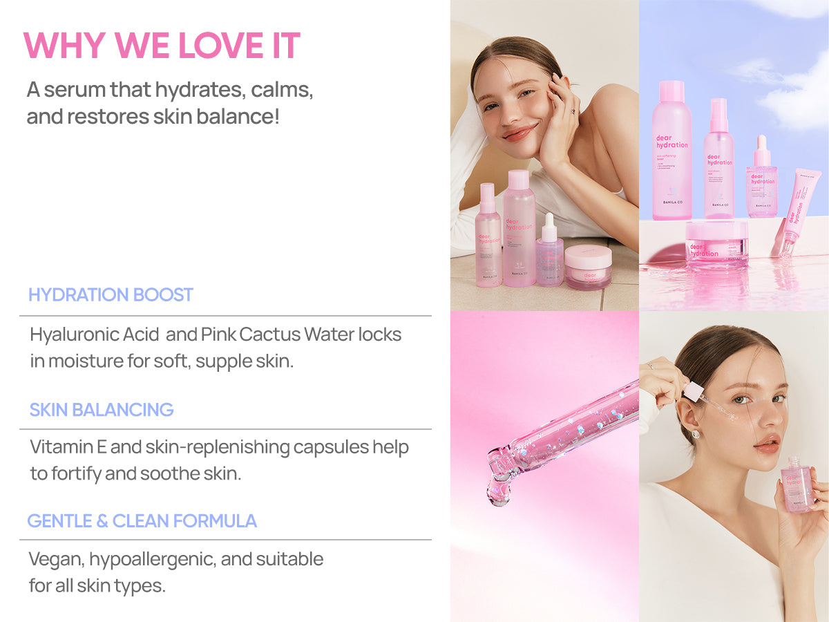 Dear Hydration Crystal Glow Essence | Glass Skin | Banila