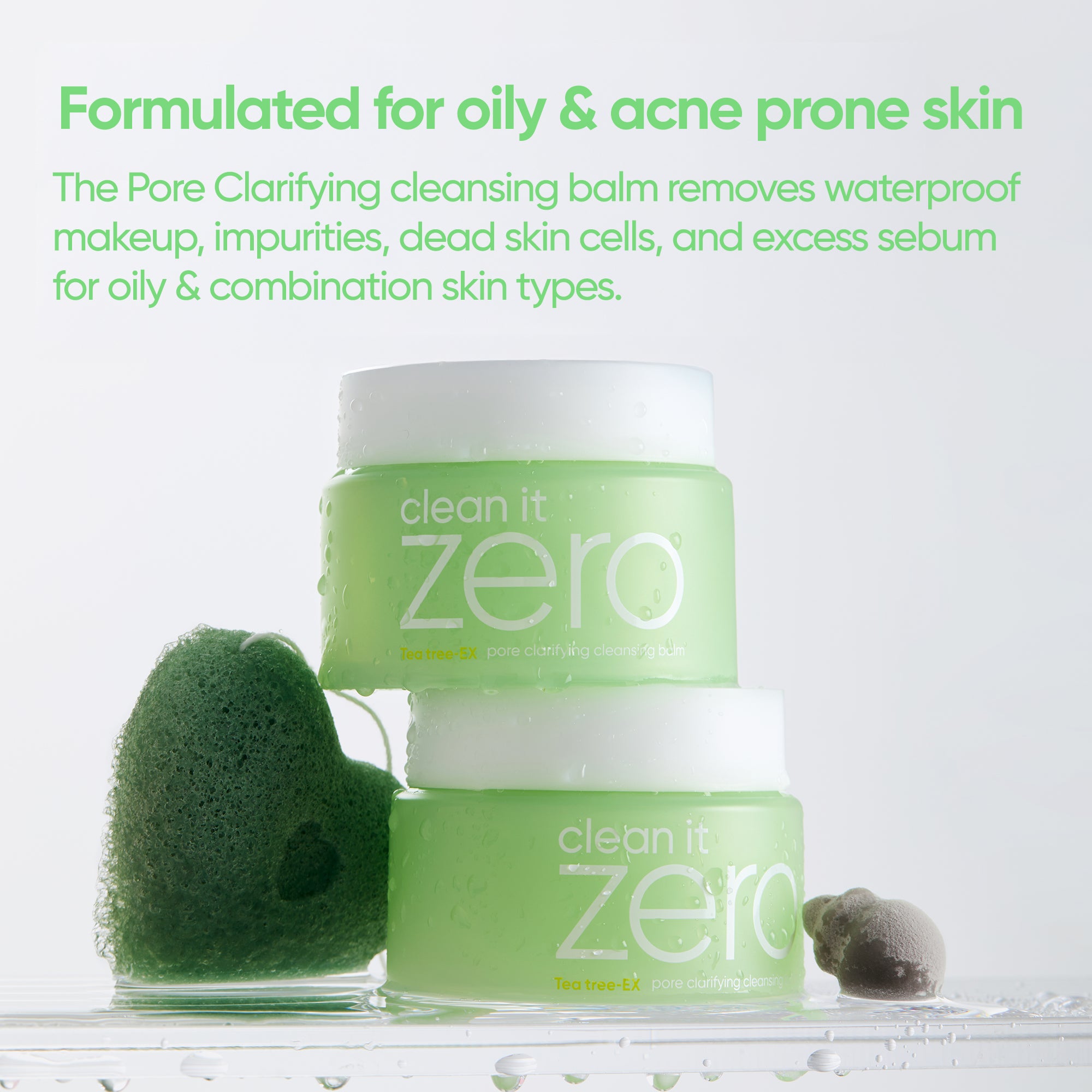 BANILA CO Clean It Zero 180×8 抹茶 Clean It Zero Pore Clarifying (100ml) | Oily Skin | Banila Co