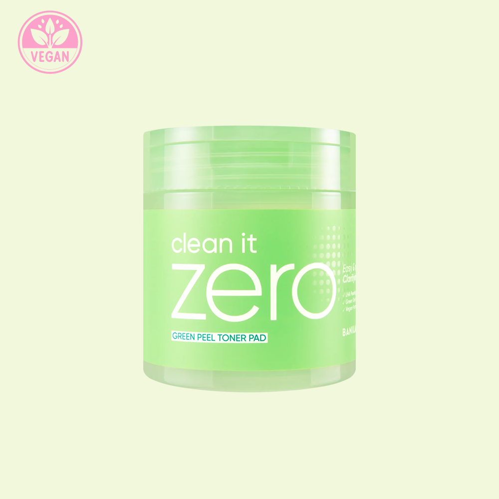 Clean It Zero Green Peel Toner Pads | Banila Co K-Beauty