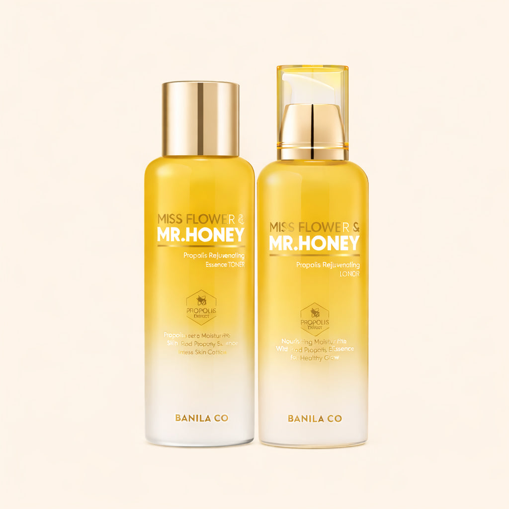 Honey Hydration Duo | Propolis Toner & Lotion | Banila Co